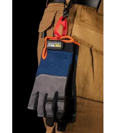 CLIP SUJETA GUANTES PROTECCIÓN NEGRO