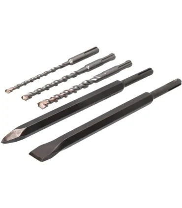 JUEGO BROCAS Y CINCELES SDS-PLUS METABO 5 PZAS 30477