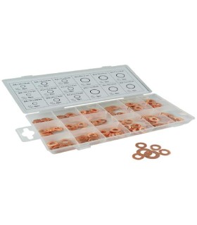 ESTUCHE ARANDANDELAS COBRE 150pcs.