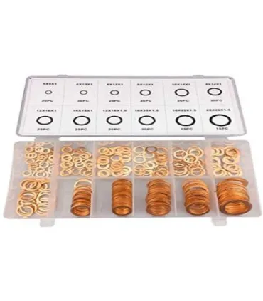 ESTUCHE ARANDANDELAS COBRE 150pcs.