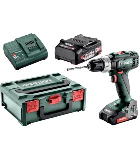 SET TALADRO BAT. PERCUTOR 18V METABO 2 BAT 2,0AH SB18L