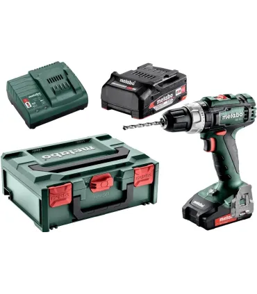 SET TALADRO BAT. PERCUTOR 18V METABO 2 BAT 2,0AH SB18L