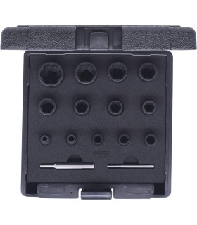 J. 16pcs VASO 1/2-3/8" EXTRACTORES TORNILLOS Y TUERCAS 8 a  27mm