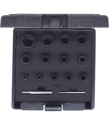 J. 16pcs VASO 1/2-3/8" EXTRACTORES TORNILLOS Y TUERCAS 8 a  27mm