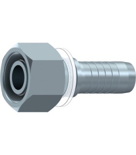 HEMBRA GIRATORIA MÉTRICA CON JUNTA Ø 28 L 36X2 DN 3/4"