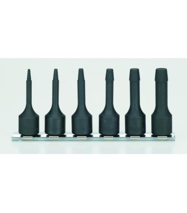 JUEGO VASOS EXTRACTOR AFLOJA PERNOS 2-3-4-6-8-10 3/8"