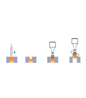 JUEGO VASOS EXTRACTOR AFLOJA PERNOS 2-3-4-6-8-10 3/8"