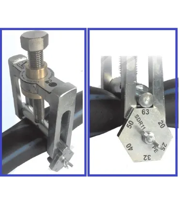 PRENSA- EXTRANGULADOR TUBO POLIETILENO HASTA Ø63MM