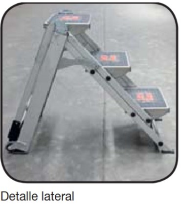 ESCALERA ALUMINIO 5 PELDAÑOS PROFESIONAL