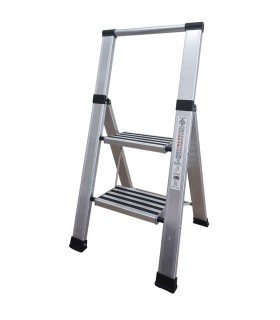 ESCALERA TIJERA BRICO ALUM 2 PELDAÑOS ANCHOS 0,45m