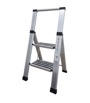 ESCALERA TIJERA BRICO ALUM 2 PELDAÑOS ANCHOS 0,45m