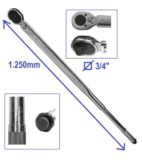 LLAVE DINAMOMETRICA 3/4" BRICO 140-980Nm LARGO 1.250mm