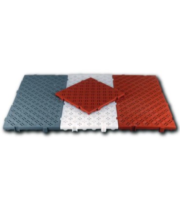 LOSETA PLASTICA ANTIDESLIZANTE 500x500x50 MARRON