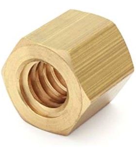 TUERCA BRONCE HEXAGONAL.LISA TR 16x4 DCHA 24MM X35MM