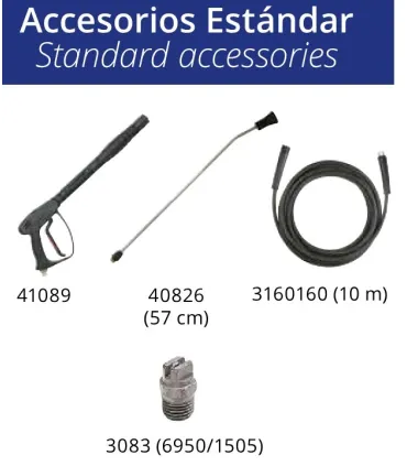 HIDROLIMPIADORA AGUA CALIENTE 150Bar 5Kw Trifasica 15L/m