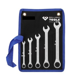 J. 5 LLAVE MIXTA CARRACA REVERSIBLE 8-19mm BT 13105