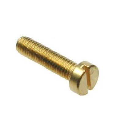 M4X16 TORNILLO CILINDRICO RANURADO DIN 84 LATON