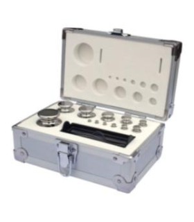 ESTUCHE DE PESAS DE 1 G - 2 KG M1 CROMADO