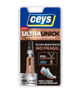 BLISTER ADHESIVO UNIVERSAL INSTANTANEO ULTRAUNIQ GEL CEYS 3GR
