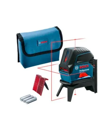 NIVEL LASER CRUZ 15 Mt BOSCH AUTONIVELANTE CON SOPORTE