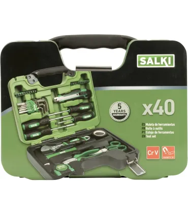 MALETA 40 HERRAMIENTAS COMBINADA SALKI