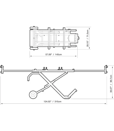 SOPORTE BANCADA UNIVERSAL Quickset para Ingletadora TOUGHBUILT CON RUEDAS