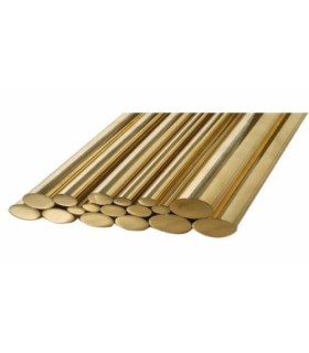 VARILLA CALIBRADA 3 MT LATON Ø6 mm REDONDA