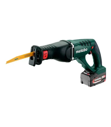 SIERRA SABLE METABO ASE-18-LTX 18V 2 BATERIAS 5.2AH + CARGADOR