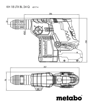 MARTILLO DE BATERIA KH 18 LTX 24 Q