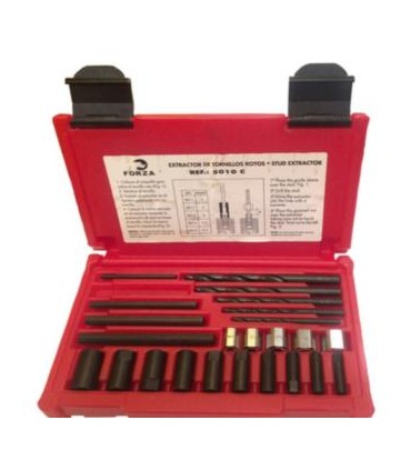 JUEGO TORNILLOS ROTOS BROCAS IZQUIERDA