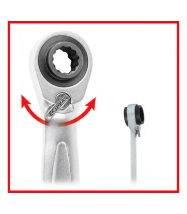 LLAVE CARRACA 4 EN 1 8x10x12x13 L 150mm