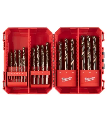 ESTUCHE MILWAUKEE 25 BROCAS RED HELIX HSS-G CO