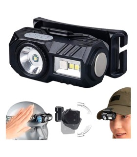 LINTERNA FRONTAL 5W RECARGABLE+SENSOR