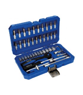 JUEGO VASOS COMPLETO 1/4" 46pcs BTools