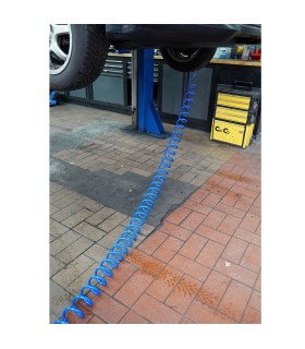 ESPIRAL TUBO AIRE Ø10mm Lomng 10 Metros C/ ENCHUFE RÁPIDO