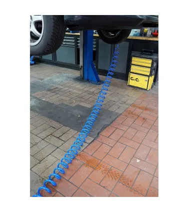 ESPIRAL TUBO AIRE Ø10mm Lomng 10 Metros C/ ENCHUFE RÁPIDO