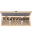 SET 6 BROCAS MADERA Ø6-16mm SALOMONICAS