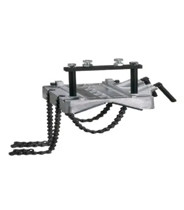 BASE PARA TAL.FRESADOR SOBRE TUBOS Ø32-203mm CON CADENAS