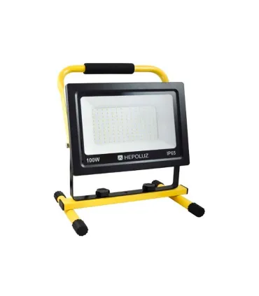 FOCO PROYECTOR LED 100W IP65 CON SOPORTE SUELO