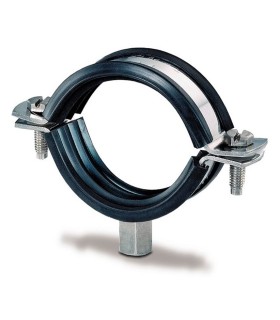 ABRAZADERA ISOFONICA A4 INOX-316 M8/M10 Ø35mm 33-38