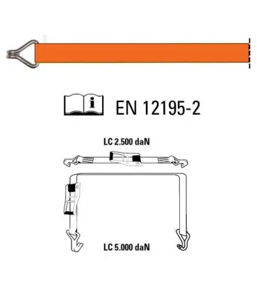 CINTA AMARRE 50mm x 10 Mtr 5000K G. CERRADO/ UNICO