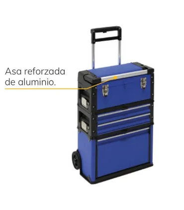 TROLLEY HERRAMIENTA ALYCO REFORZADO, COLOR AZUL