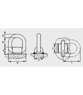 ANILLA SOLDABLE ABATIBLE 2Ton BMDS PHAS 804M