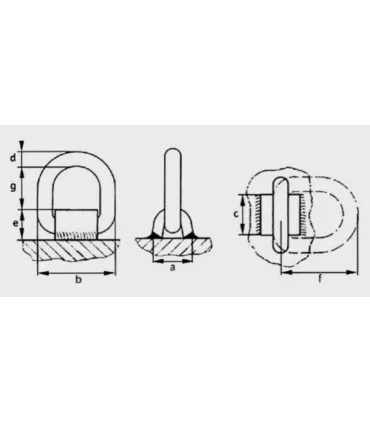 ANILLA SOLDABLE ABATIBLE 2Ton BMDS PHAS 804M