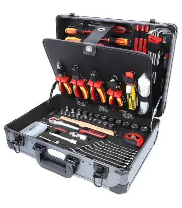 CAJA 128 HERRAMIENTAS ELECTROMECANICO KS TOOLS 911.0628