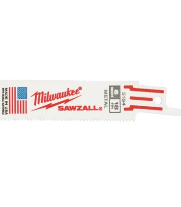 PAQ. 5 HOJAS SIERRA SABLE 150mm LC100mm 18TPI METAL FINOS