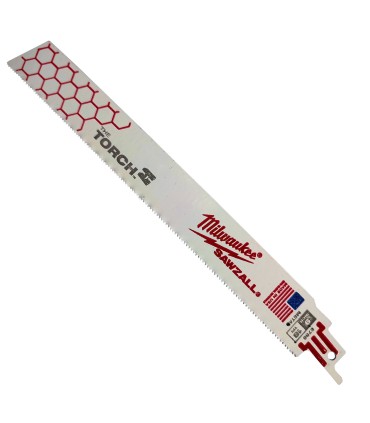 PAQ. 5 HOJAS SIERRA SABLE TORCH 230mm LC175mm 18TPI METAL