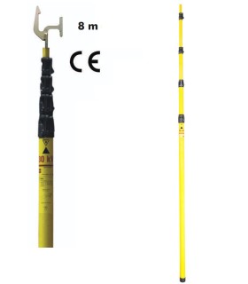 PERTIGA AISLADA TELESCOPICA, HASTA 8 METROS