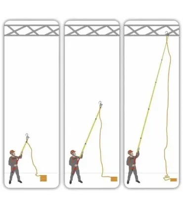 PERTIGA AISLADA TELESCOPICA, HASTA 8 METROS