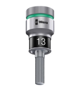 LLAVE VASO 1/2  ZYCLOP HEXAGONAL CON RETENCIÓN